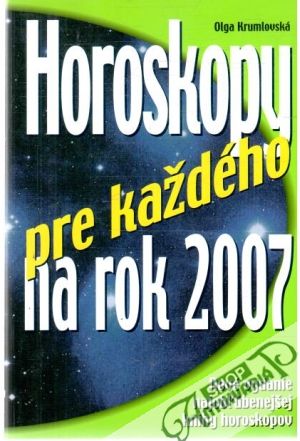 Obal knihy Horoskopy pre každého na rok 2007