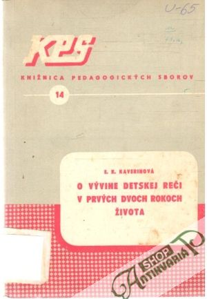 Obal knihy O vývine detskej reči v prvých dvoch rokoch života