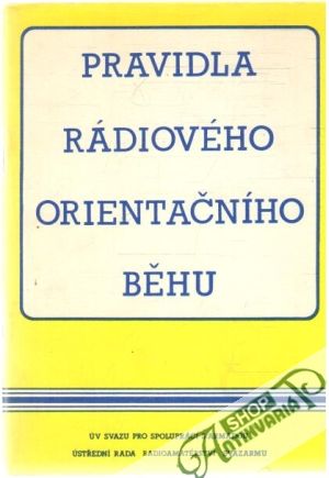 Obal knihy Pravidla rádiového orientačního běhu