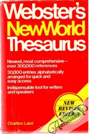 Obal knihy Webster's NewWorld Thesaurus
