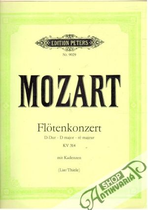 Flötenkonzert D-Dur, D major-ré majeur - Mozart W. A.