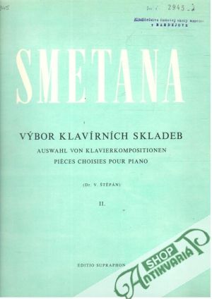 Výbor klavírních skladeb - Smetana Bedřich