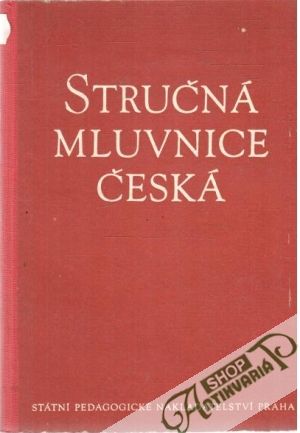 Obal knihy Stručná mluvnice Česká