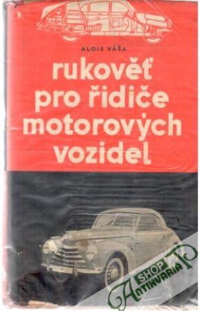 Obal knihy Rukověť pro řidiče motorových vozidel