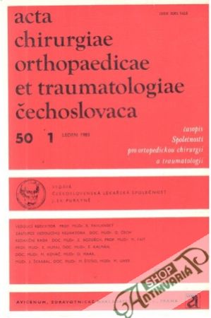 Obal knihy Acta chirurgiae orthopaedicae et traumatologiae čechoslovaca 1-6/1983