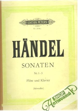 Obal knihy Sonaten Nr. 1-3