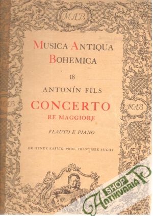 Obal knihy Concerto re maggiore