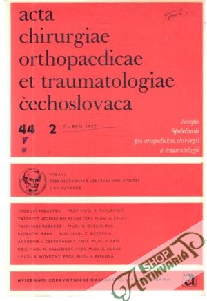 Obal knihy Acta chirurgiae orthopaedicae et traumatologiae čechoslovaca 2/1977