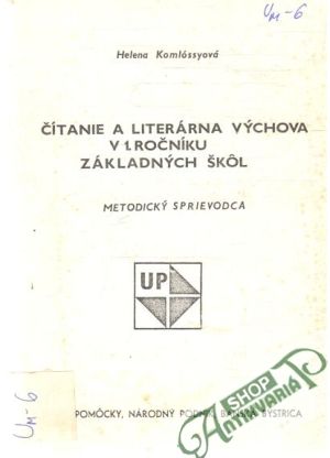 Obal knihy Čítanie a literárna výchova v 1. ročníku základných škôl