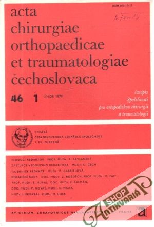 Obal knihy Acta chirurgiae orthopaedicae et traumatologiae čechoslovaca 1/1979