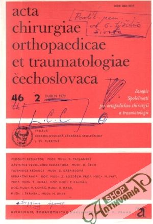 Obal knihy Acta chirurgiae orthopaedicae et traumatologiae čechoslovaca 2/1979