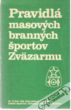 Obal knihy Pravidlá masových branných športov Zväzarmu