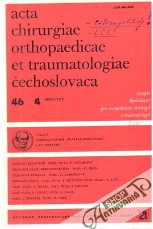 Obal knihy Acta chirurgiae orthopaedicae et traumatologiae čechoslovaca 4/1979