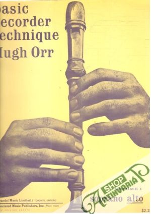 Obal knihy Basic recorder technique