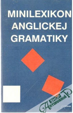 Obal knihy Minilexikon anglickej gramatiky