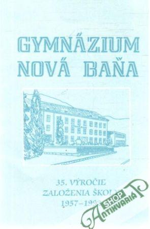 Obal knihy Gymnázium Nová Baňa