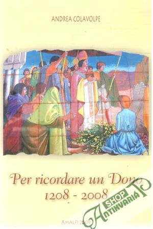 Obal knihy Per ricordare un Dono 1208-2008