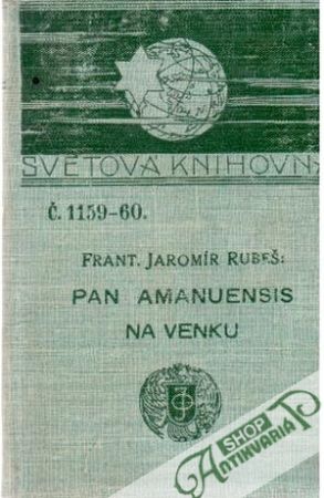 Obal knihy Pan Amanuensis na venku