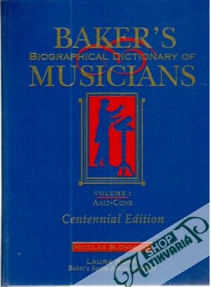 Obal knihy Baker´s biographical dictionary of musicians 1-6.