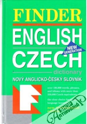 Obal knihy Finder english-czech dictionary - Nový anglicko-český slovník