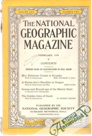 The national geographic magazine 2/1934 - Kolektív autorov