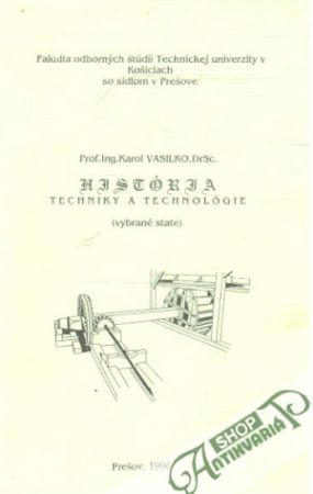 Obal knihy História techniky a technológie