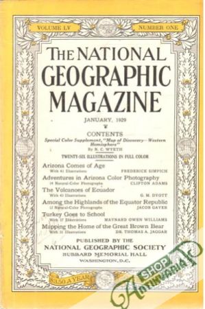 Obal knihy The national geographic magazine 1/1929
