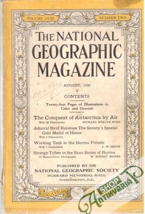 Obal knihy The national geographic magazine 8/1930