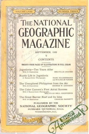 Obal knihy The national geographic magazine 9/1930