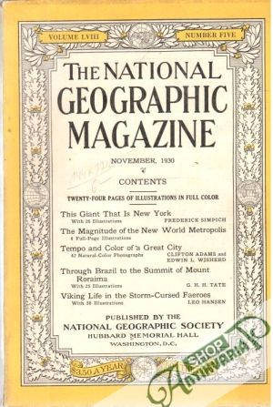 The national geographic magazine 11/1930 - Kolektív autorov