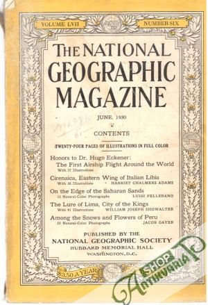 Obal knihy The national geographic magazine 6/1930