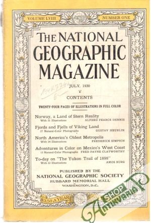 Obal knihy The national geographic magazine 7/1930