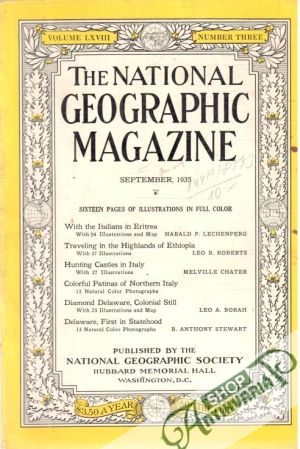 Obal knihy The national geographic magazine 9/1935