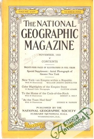The national geographic magazine 11/1933 - Kolektív autorov