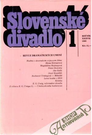 Obal knihy Slovenské divadlo 1.