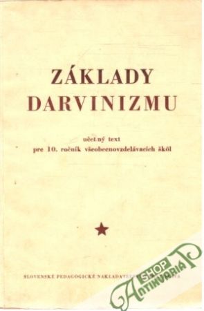 Obal knihy Základy darvinizmu