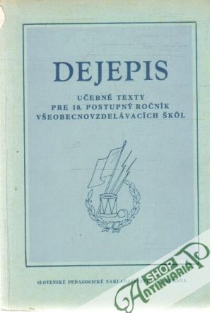 Obal knihy Dejepis