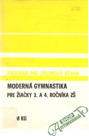 Obal knihy Moderná gymnastika pre žiačky 3. a 4. ročníka ZŠ