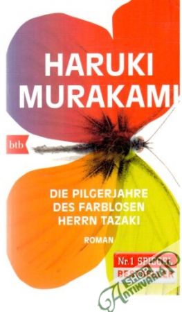Obal knihy Die Pilgerjahre des Farblosen Herrn Tazaki