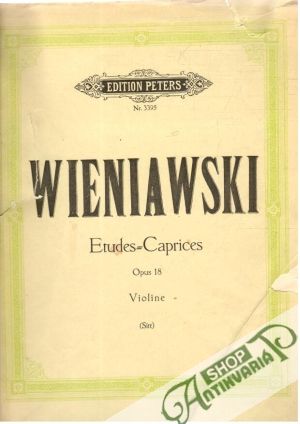 Obal knihy Wieniawski Etudes = Caprices op. 18