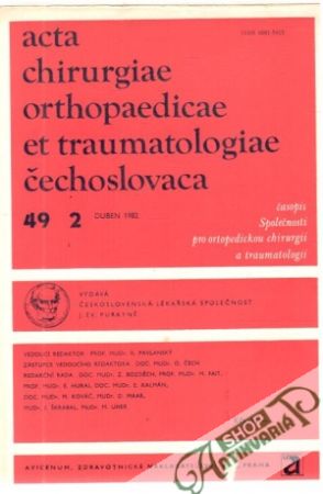 Obal knihy Acta chirurgiae orthopaedicae et traumatologiae čechoslovaca 2/1982