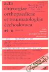 Kolektív autorov - Acta chirurgiae orthopaedicae et traumatologiae čechoslovaca 6/1982