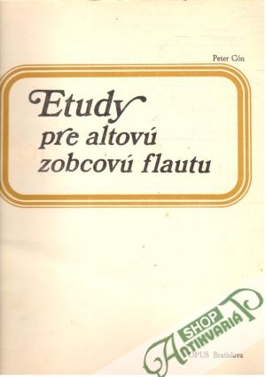 Obal knihy Etudy pre altovú zobcovú flautu