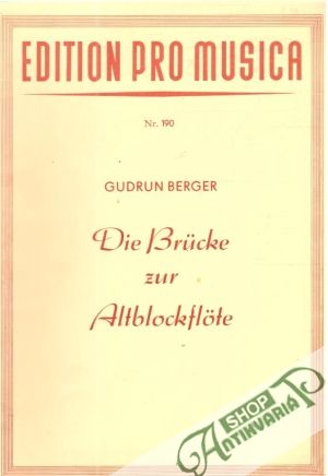 Obal knihy Die brücke zur Altblockflöte