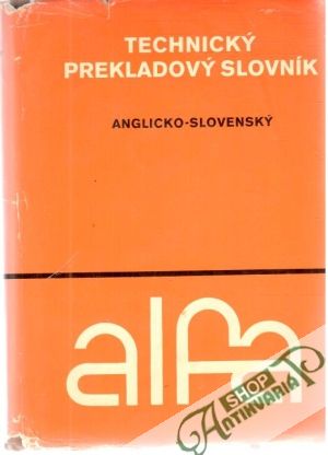 Obal knihy Technický prekladový slovník anglicko - slovenský