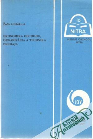 Obal knihy Ekonomika obchodu, organizácia a technika predaja