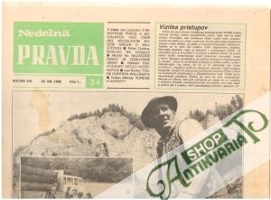 Obal knihy Nedeľná pravda 1986