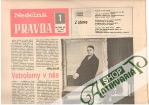 Obal knihy Nedeľná pravda 1987