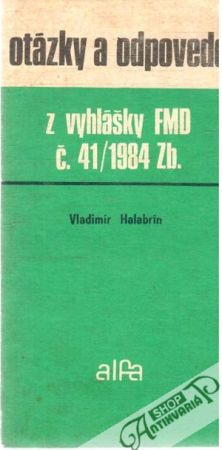 Obal knihy Otázky a odpovede z vyhlášky FMD