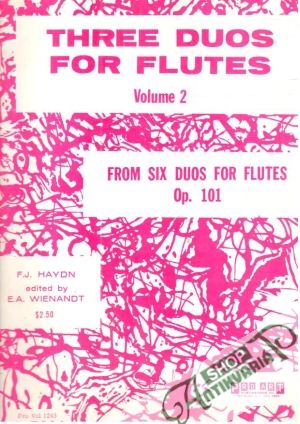 Three duos for flutes - Haydn F.J., Wienandt E.A.